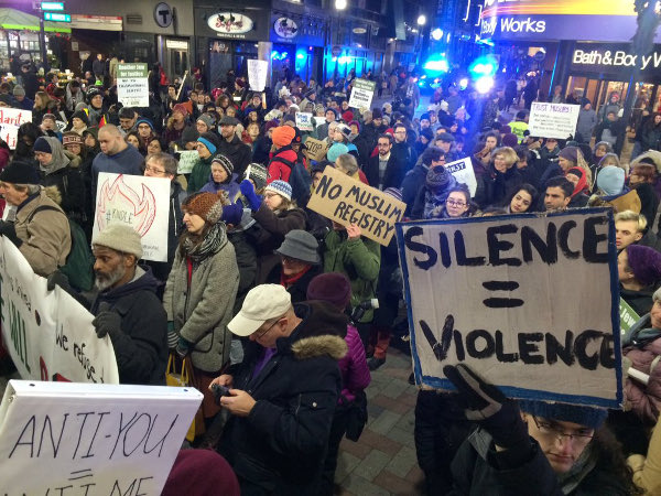 Boston, December 21. Photo: Twitter/@JVP Boston