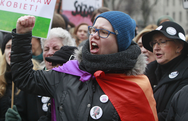 Warsaw, Poland, International Women's Day