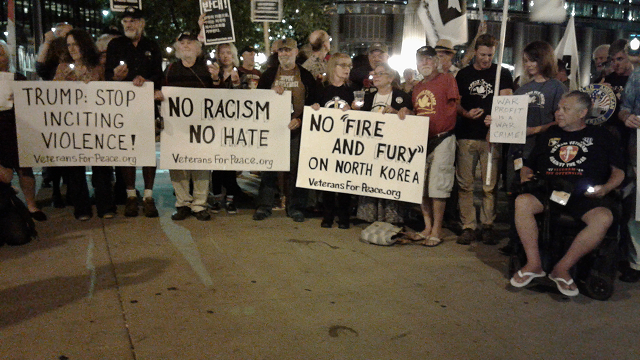 Vets demonstration in Chicago