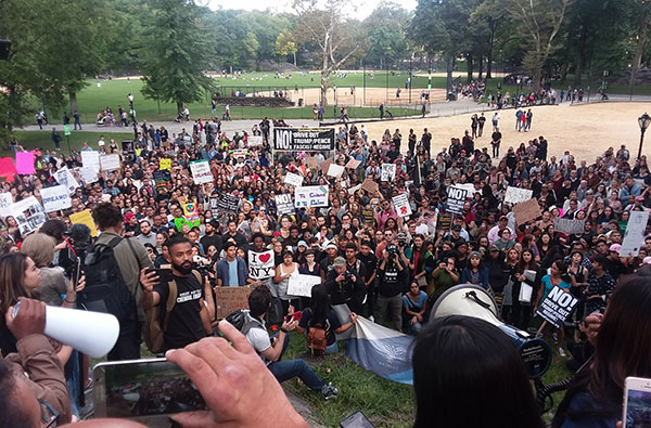 DACA protest in New York