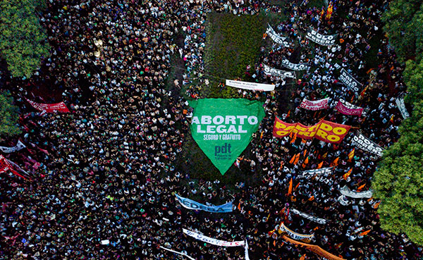 IWD protest in Argentina