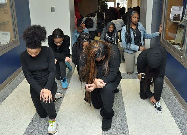 High school students in Atlanta, Georgia.