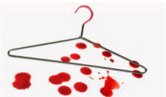 bloody coat hanger