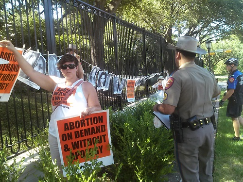 Governor's mansion, August 25.