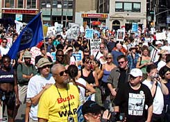 union square, august 29, 2004