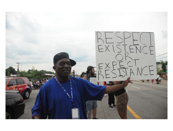 Ferguson, Missouri, August 15, 2014. Photo: Li Onesto/revcom.us