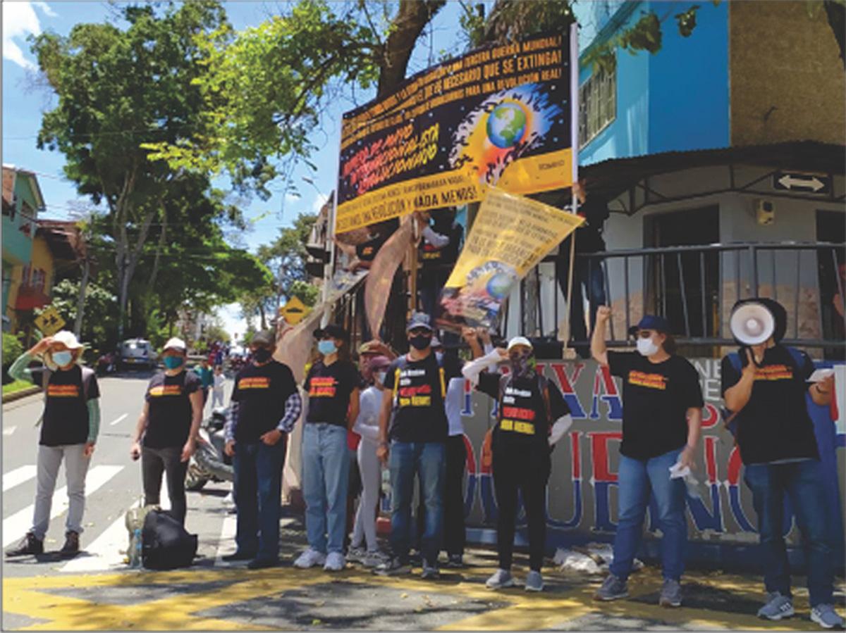 May Day in Medellín, Colombia.