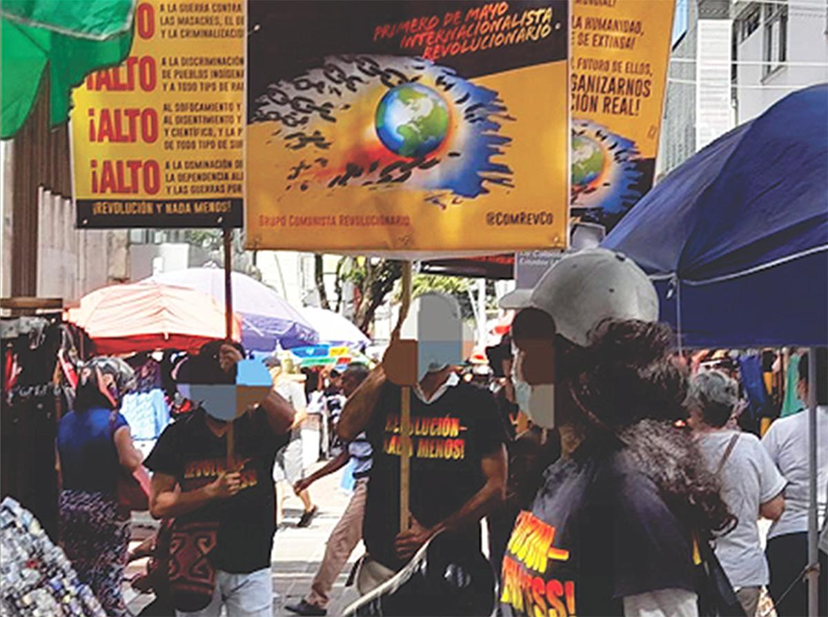 May Day march in Bogotá, Colombia
