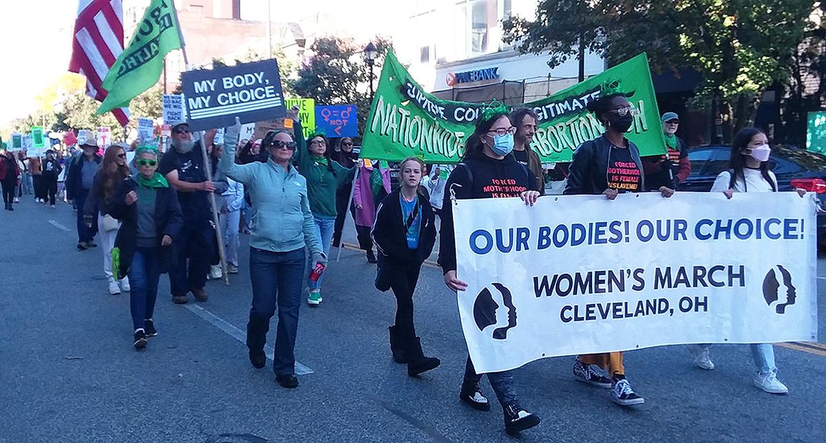 Cleveland, Ohio, Women's March, October 8, 2022.