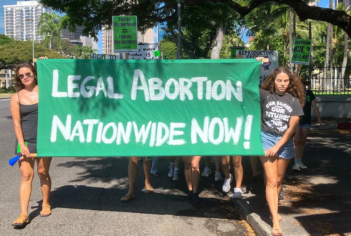 Honolulu, Hawaii, Women's March, October 8, 2022