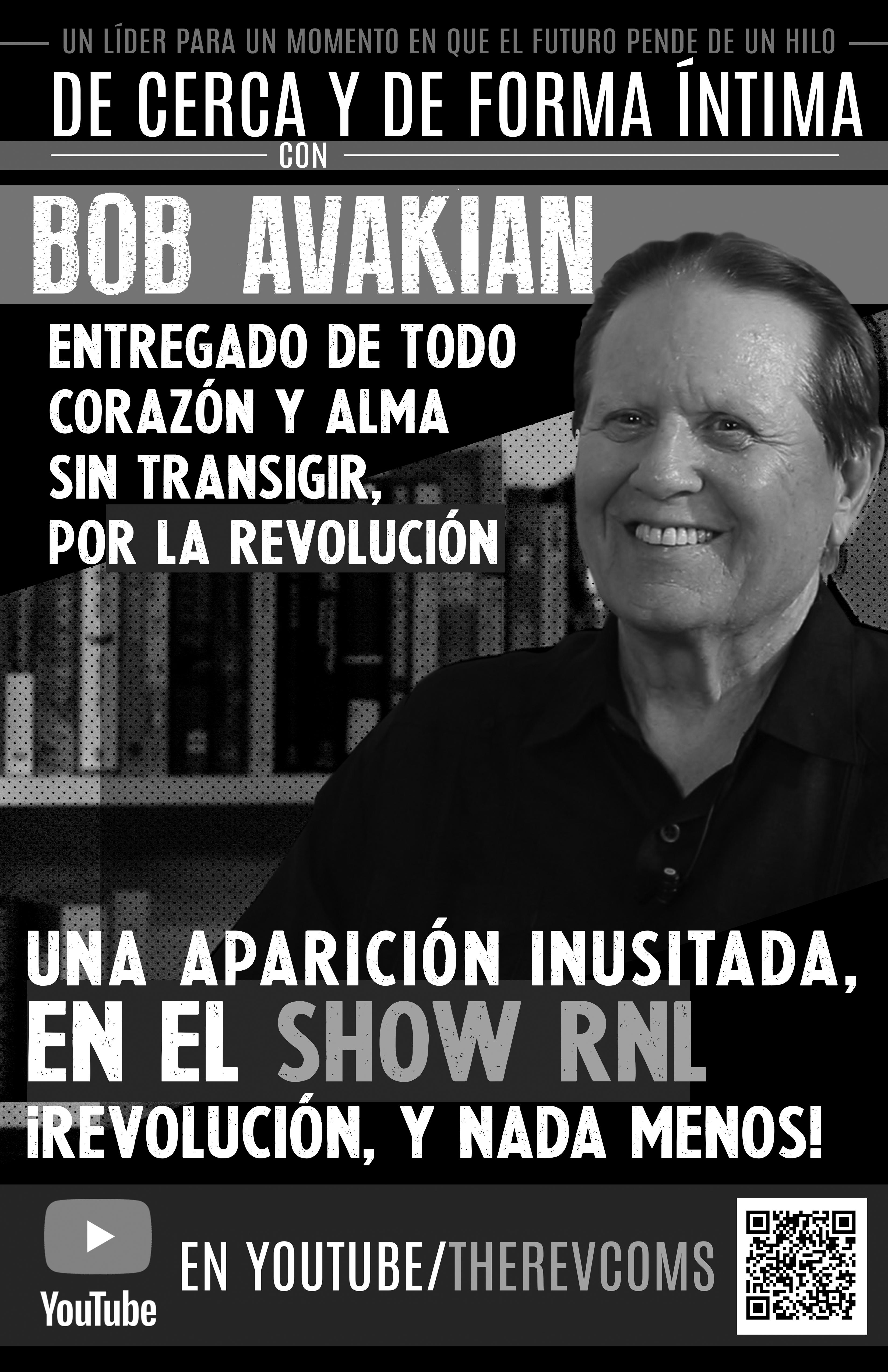 De cerca y de forma intima con Bob Avakian