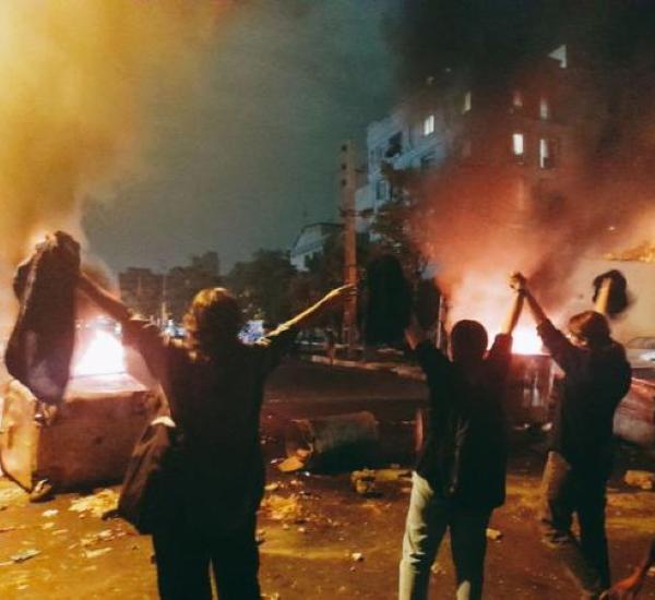 Young women leading protests in Iran