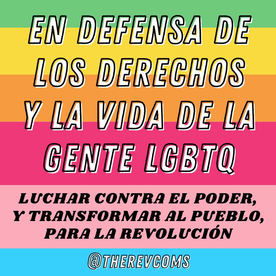 graphic-in defense of LGBTQ spanish