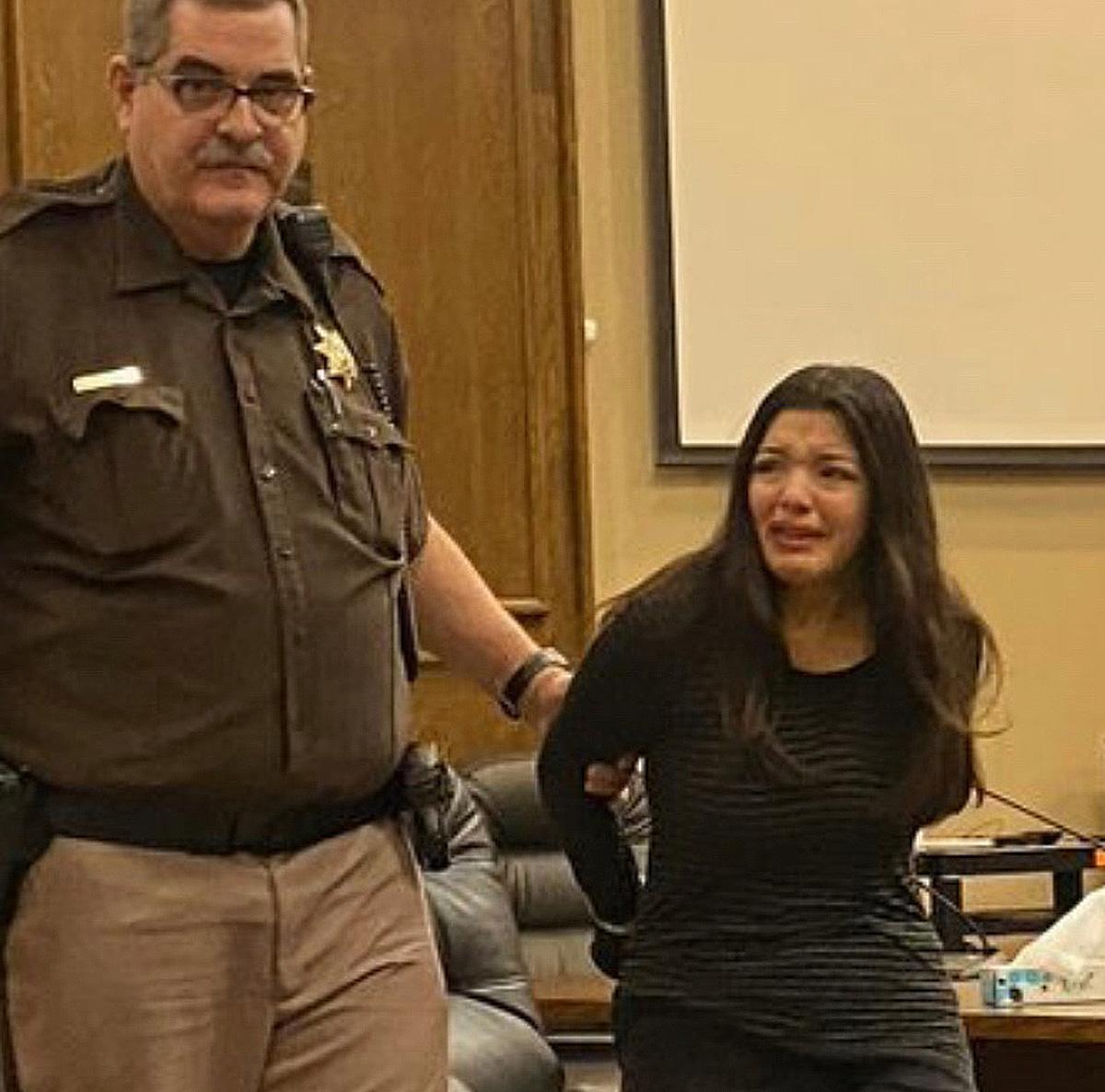 Celeste Burgess, sentenced to 90 days for abortion in Nebraska, July 20, 2023.