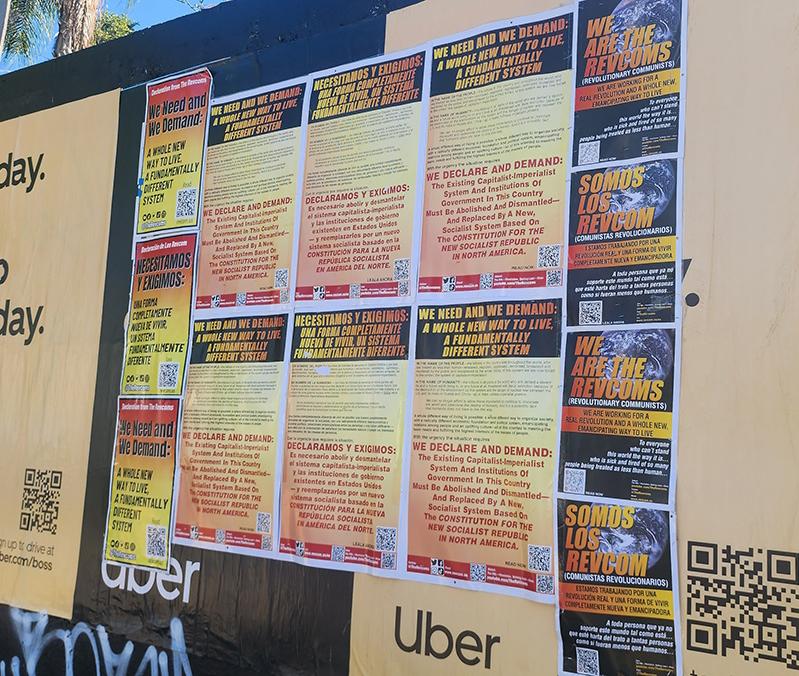 LA RevComs saturate Echo Park, August 12, 2023.