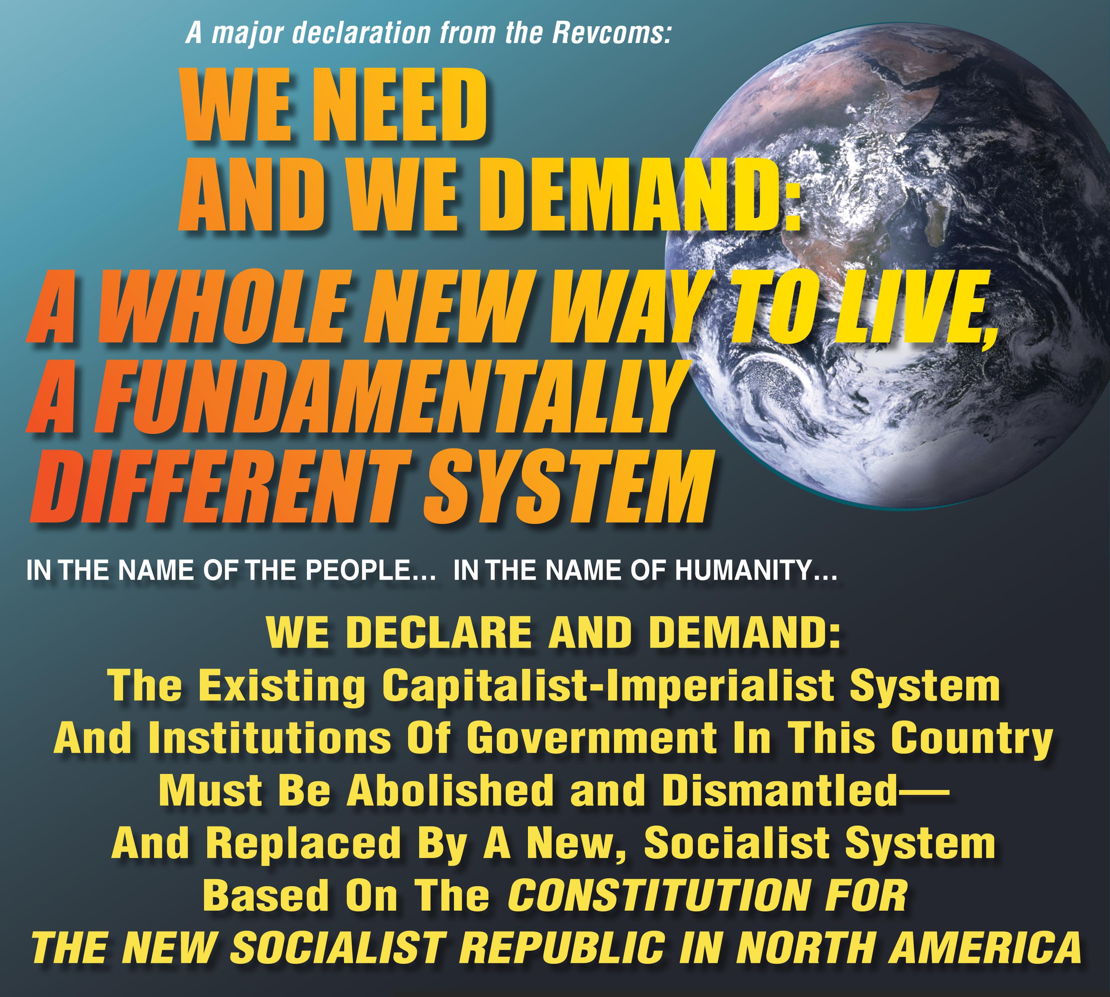 rectangle homepage banner We Need We Demand