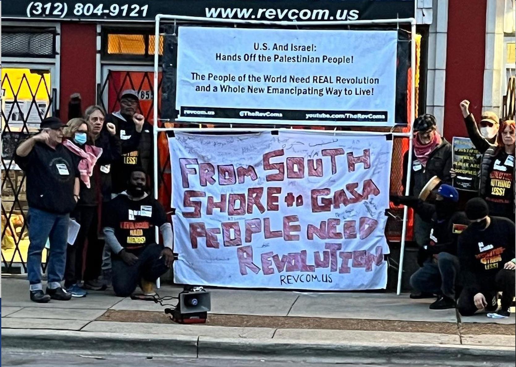 Chicago: RevComs celebrate Week of Revolution, November 3, 2023.