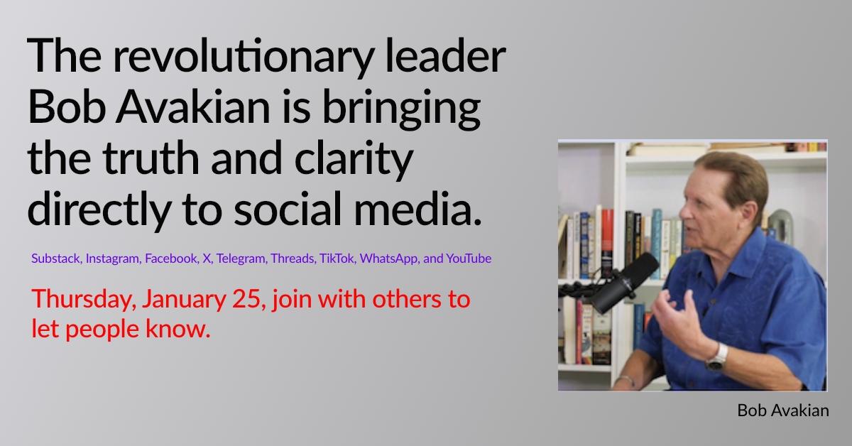 All together on one day, we can reach thousands and tens of thousands—reaching all those “who aren't afraid of the truth,” with the revolutionary messages that Bob Avakian is bringing.