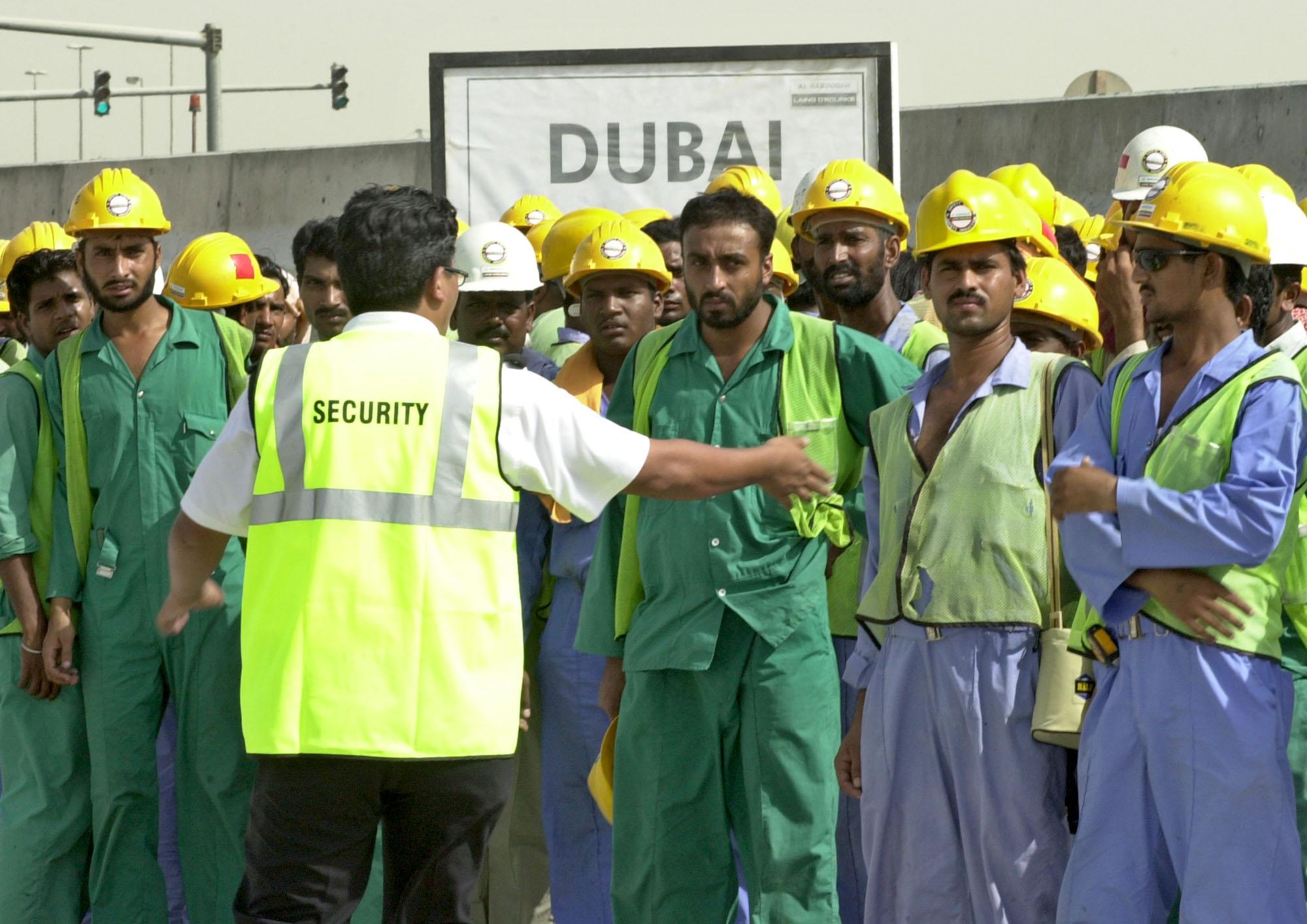 Workers in Dubai