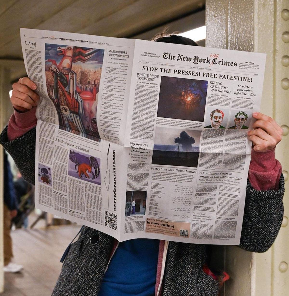 New York War Crimes front page