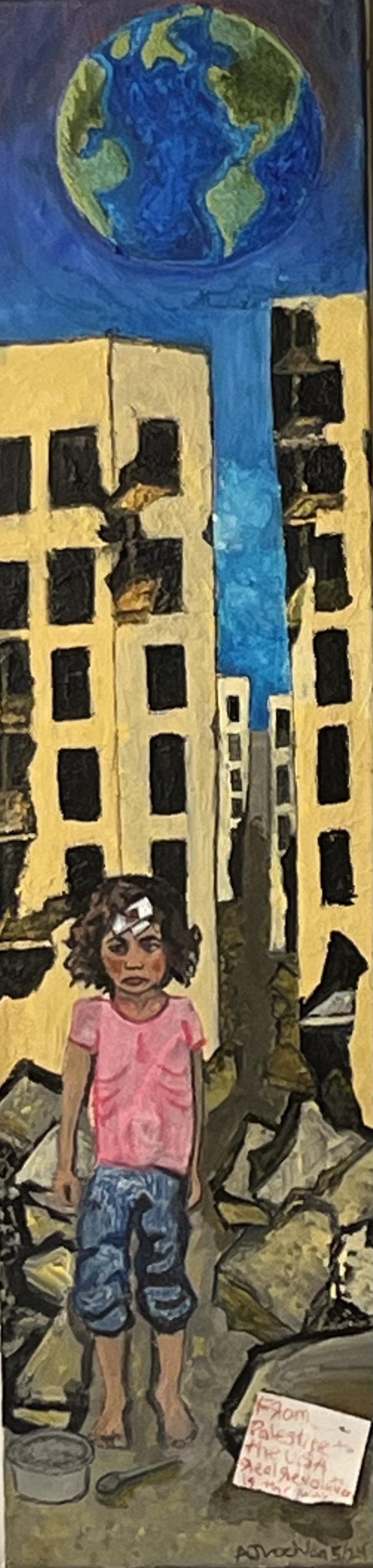 Artist donates painting to raise $1,000 for revcoms 