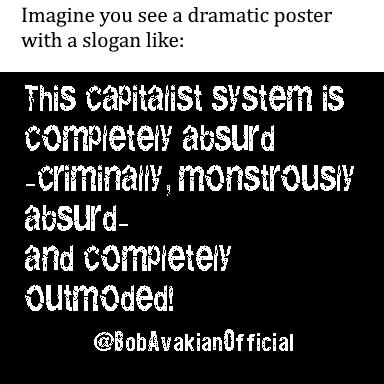 Imagine you see a dramatic poster