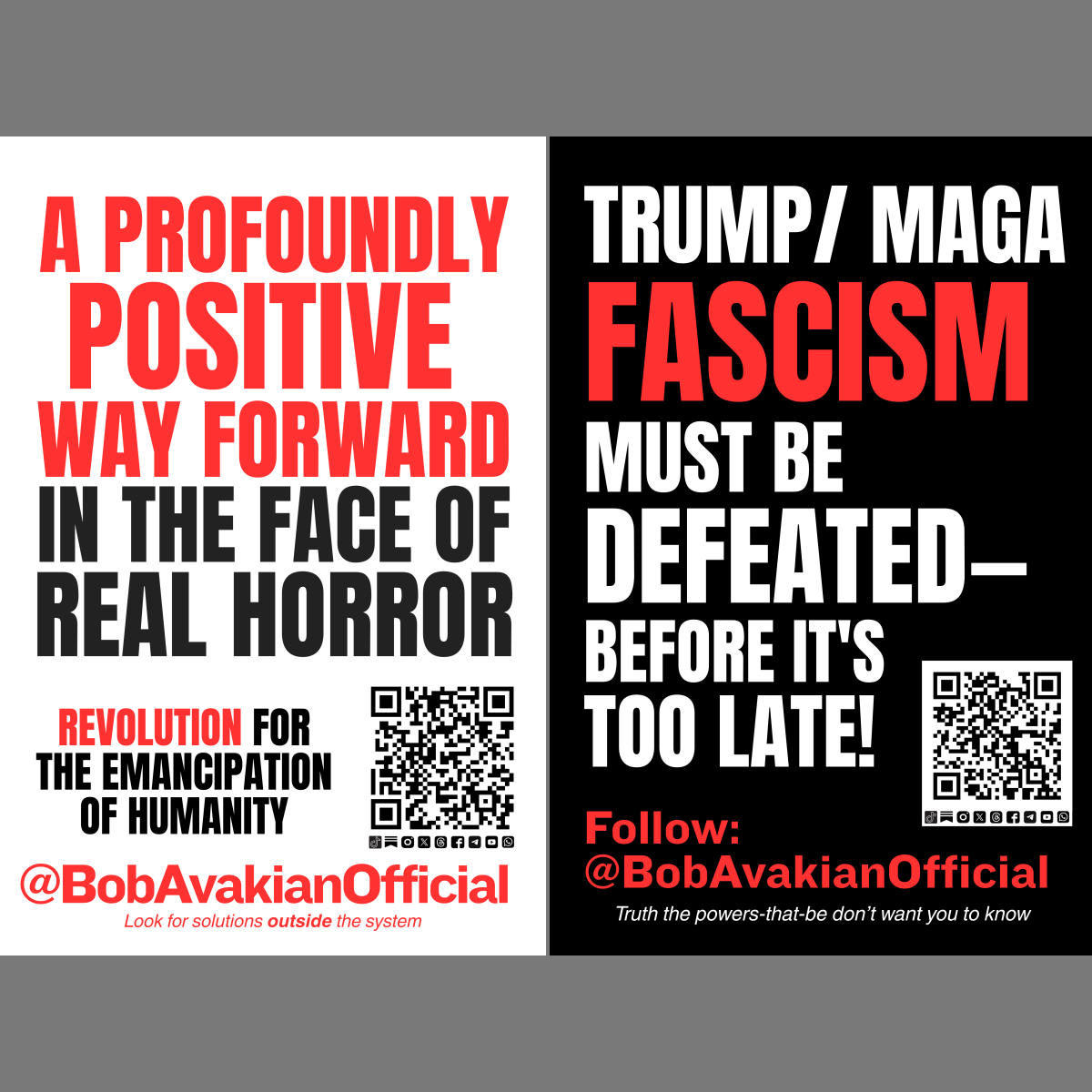BobAvakianOfficial posters