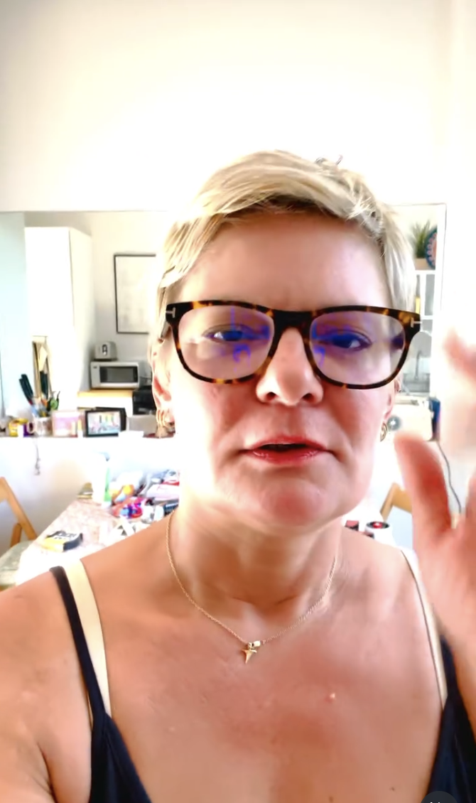 Martha Plimpton "It's ok to speak.  It's required, actually, right now"