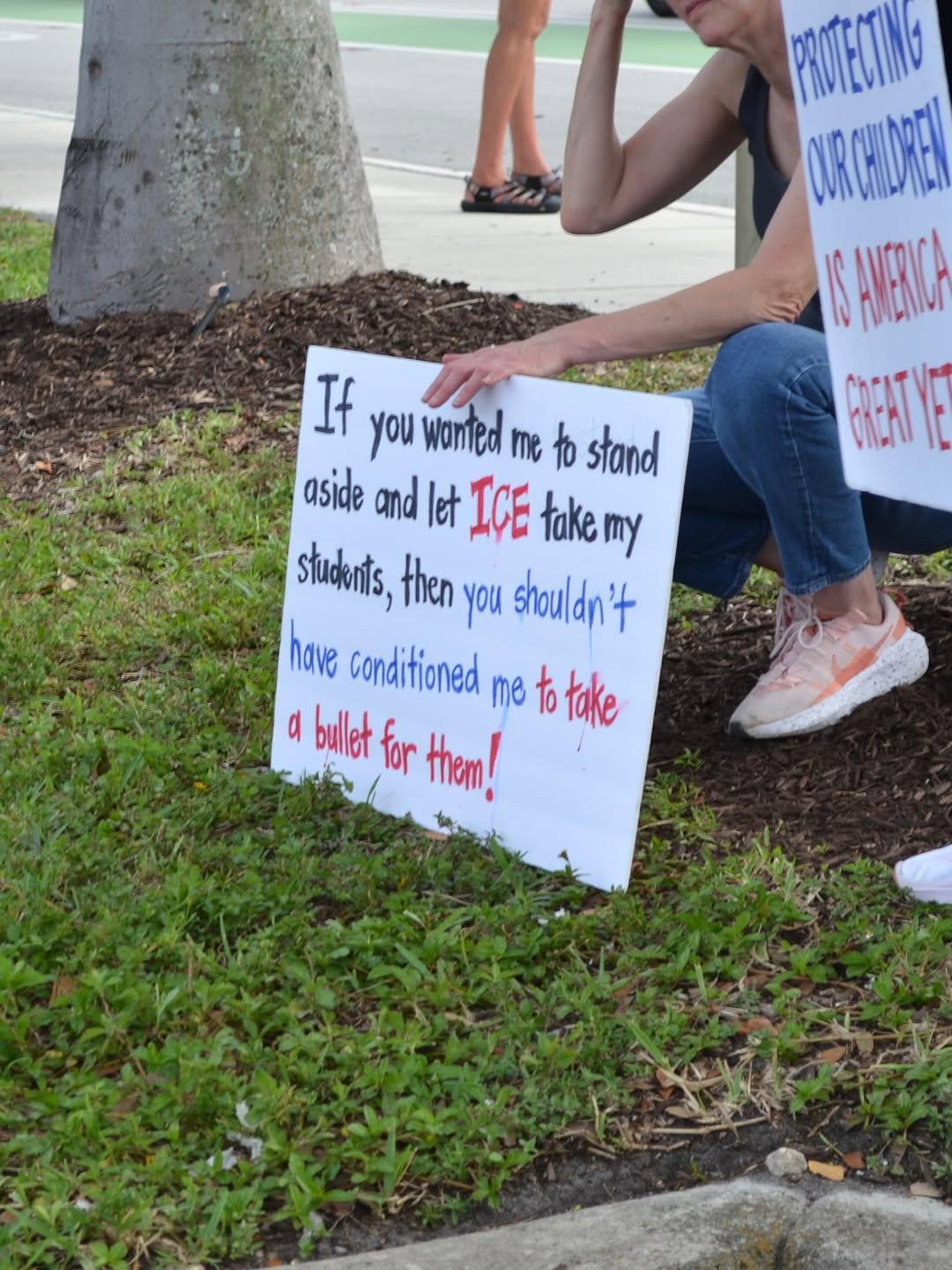Good Trouble protest in Coral Springs, Florida