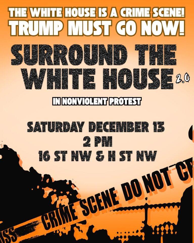 Refuse Fascism poster for Surround the White House 2.0