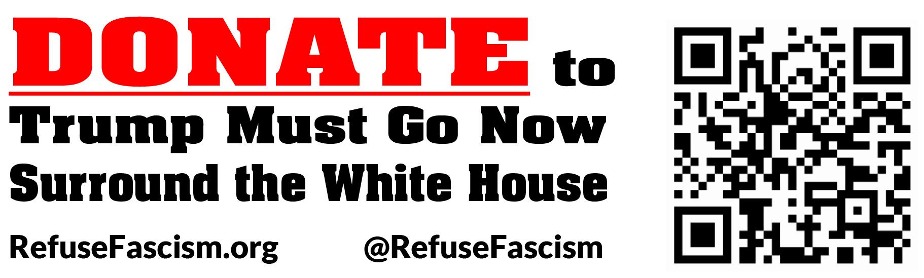 Donate to Refuse Fascism with QR code
