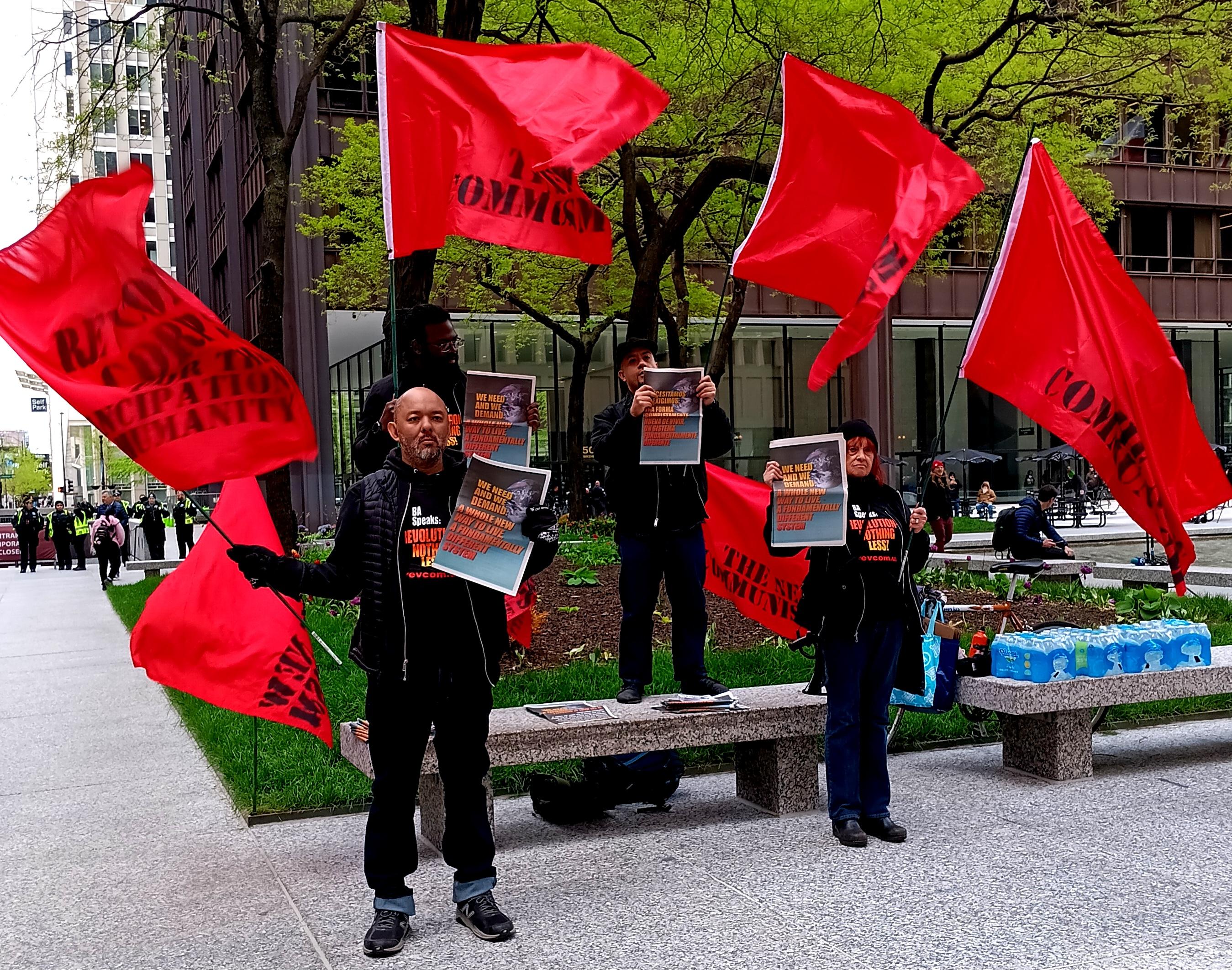 Revcom Corps in Chicago, May Day 2026.