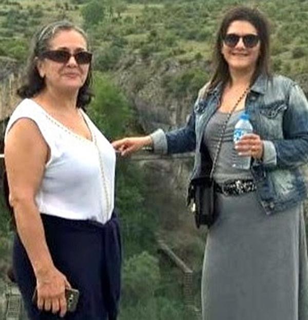 Iran political prisoner Nahid Taghavi and daughter Mariam Claren.