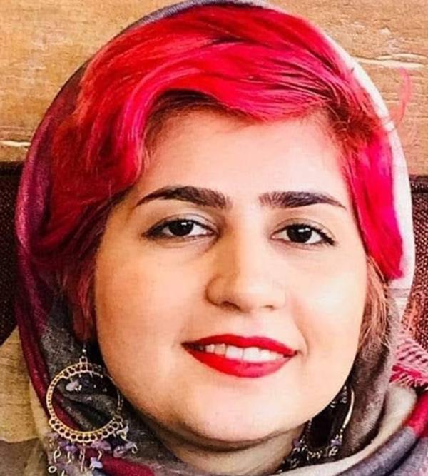 Portrait of Sepideh Gholian, Iranian political prisoner.