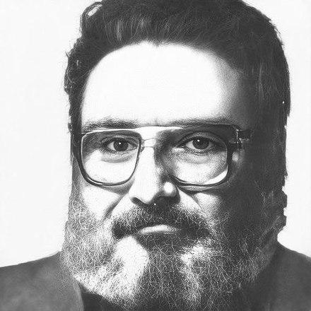 Black and white image of Abimael Guzmán, "Chairman Gonzalo"