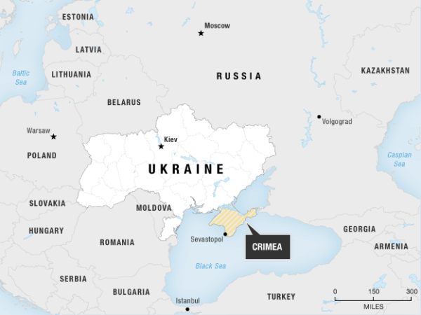 Locator map of Ukraine