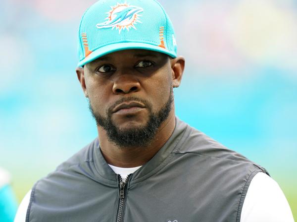 Brian Flores, Coach of Miami Dolphins who was fired.