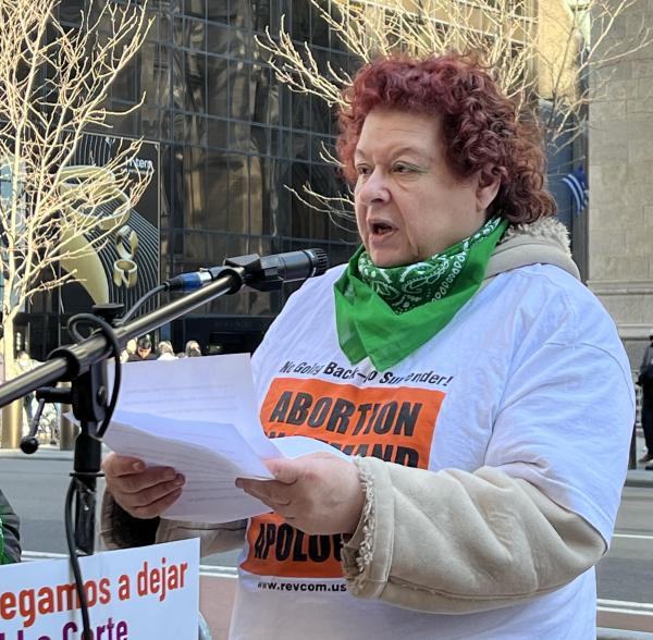Sami speaking at St. Patricks Cathedral