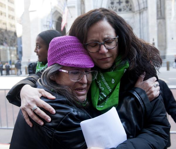 Sunsara and Araceli at St. Patricks Cathedral