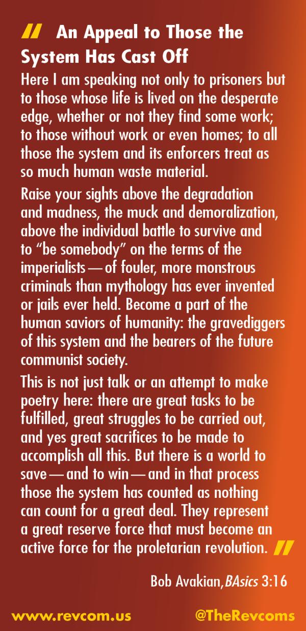 BAsics 3-16 Appeal to those the system has cast off.