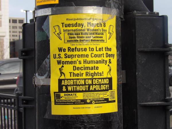  Speakout for IWD at Stroger's Hospital in Chicago