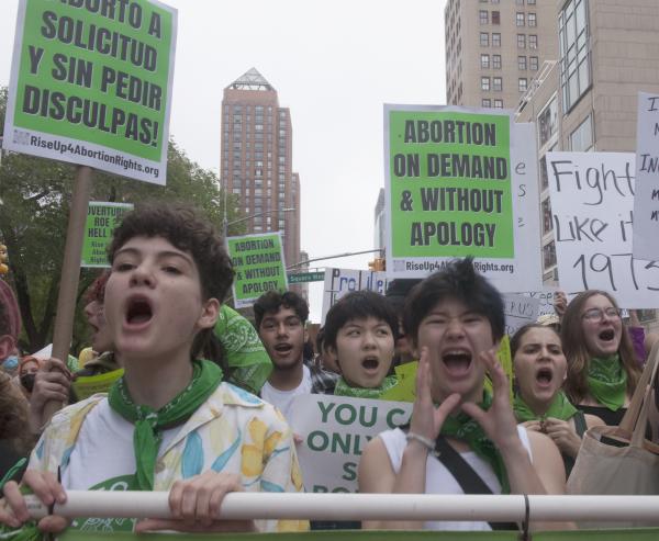 Youth lead march at RU4AR New York City.