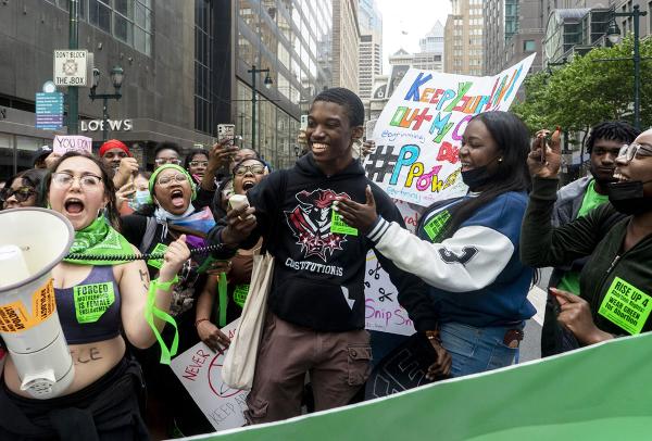 Philadelphia students walk out with RU4AR.