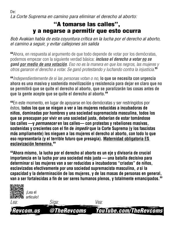 4 in one BA quotes on abortion spanish