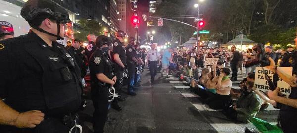 RU4AR NYC protest goes to Grand Central Station, June 25.