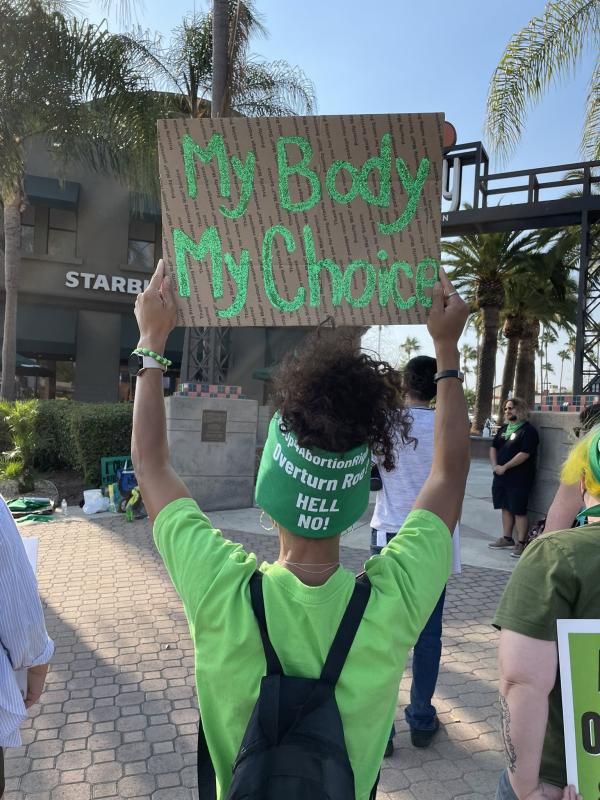 July 23, RU4AR activists protest in Brea, California.