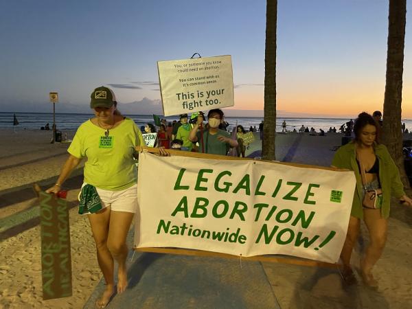July 23, RU4AR activists protest in Honolulu.