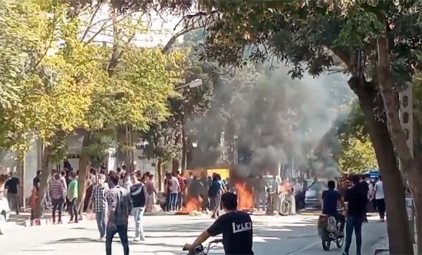 Iran, Sanandaj, protest October 8, 2022.