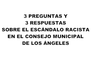 3 preguntas y 3 respuestas.