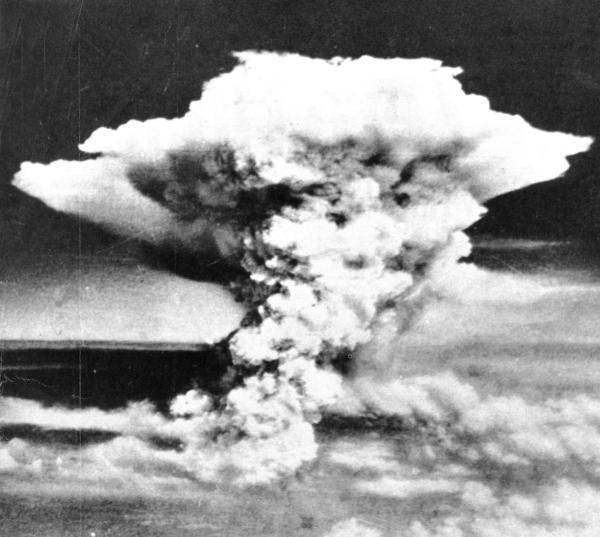 mushroom cloud over Hiroshima